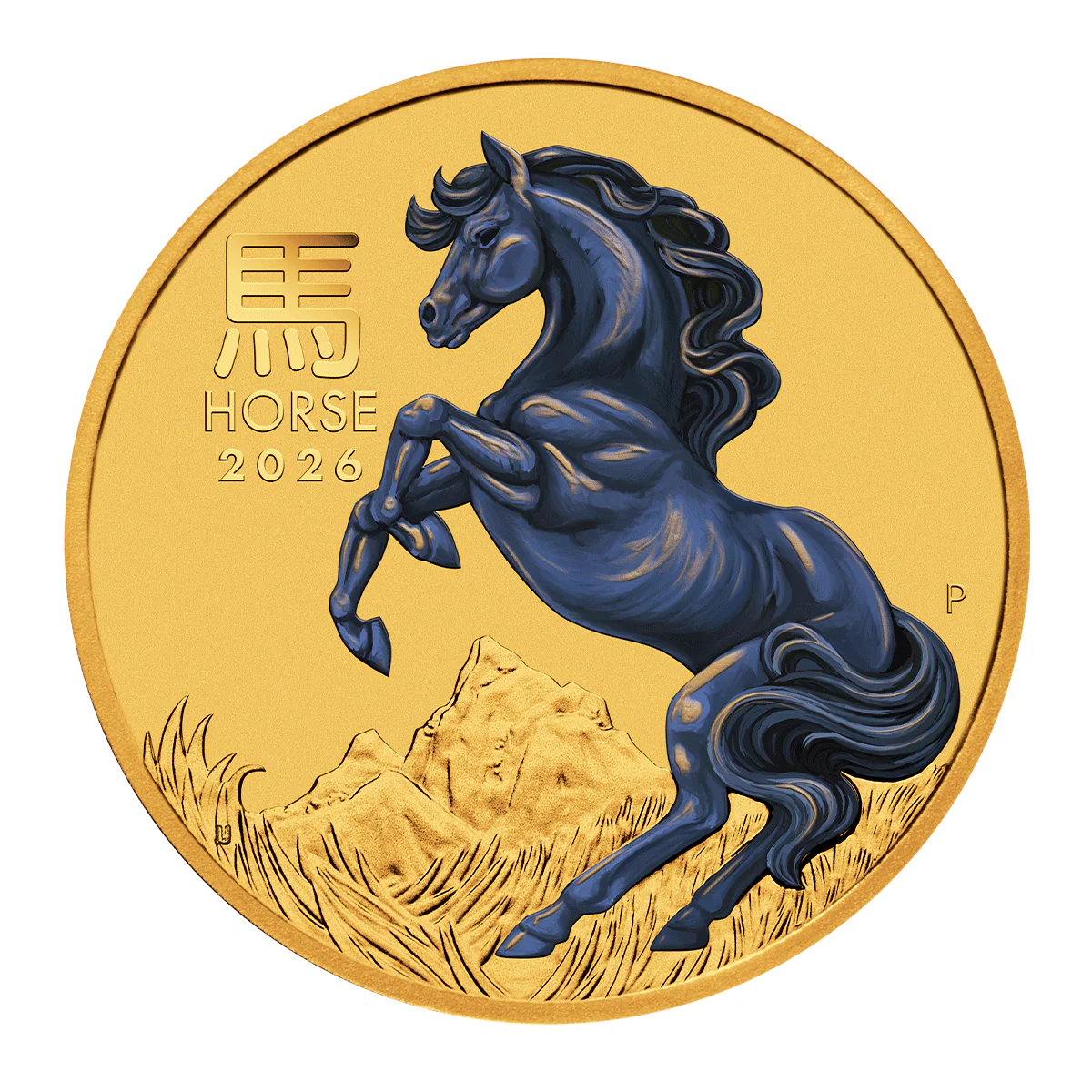 2026 1/10oz Gold Year of the Horse Coloured Bullion Coin