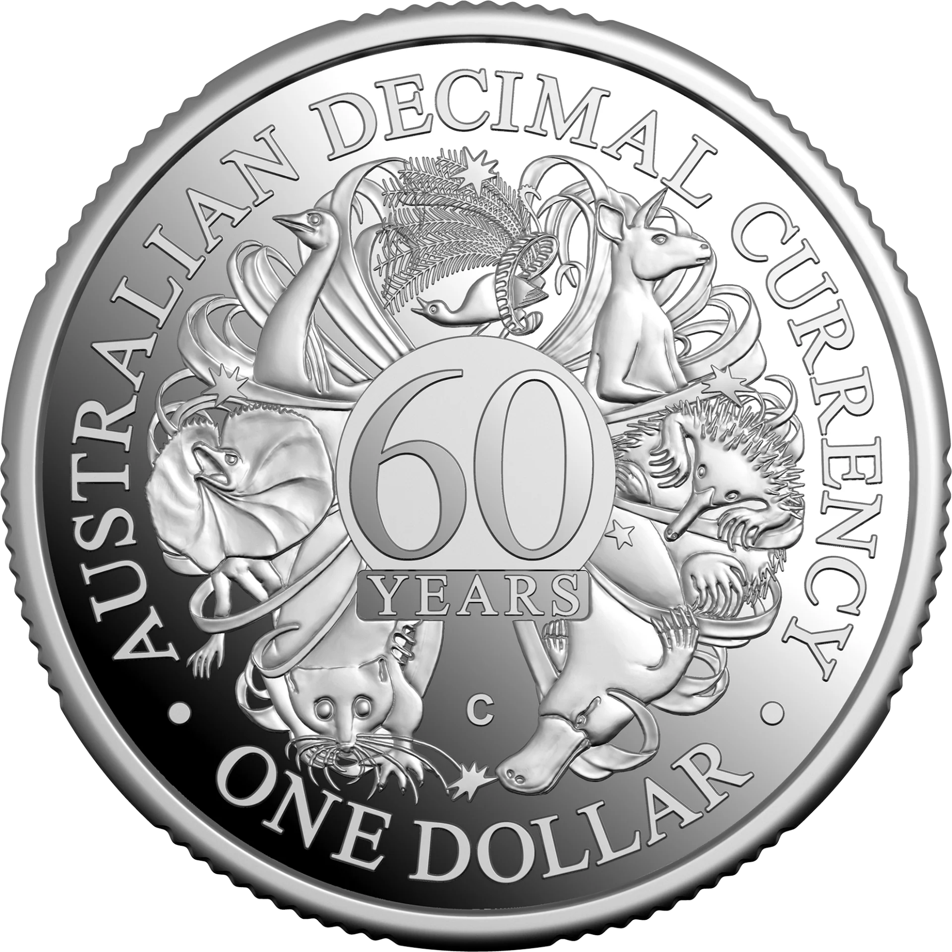2026 $1 60th Anniversary of Decimal Currency - 'C' Mintmark Silver Proof Coin