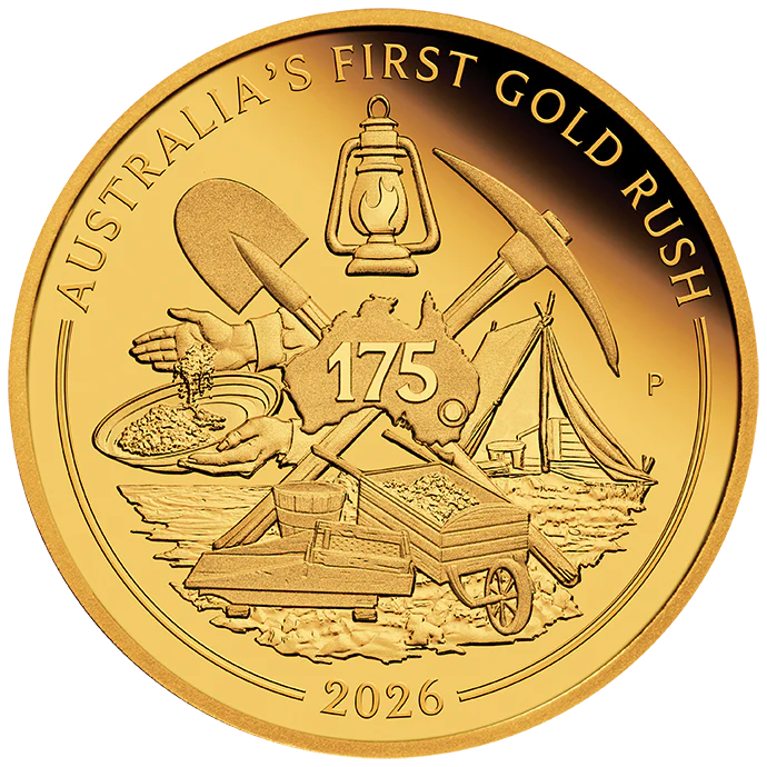 2026 175th Anniversary of Australia First Gold Rush 1/4oz Gold Proof Coin - Image 5