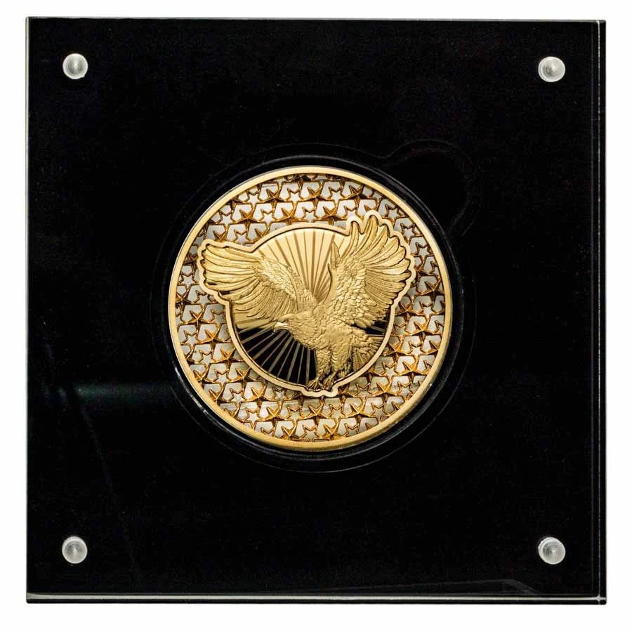 2026 2oz Silver Gilded Filigree American Eagle Coin - Image 4