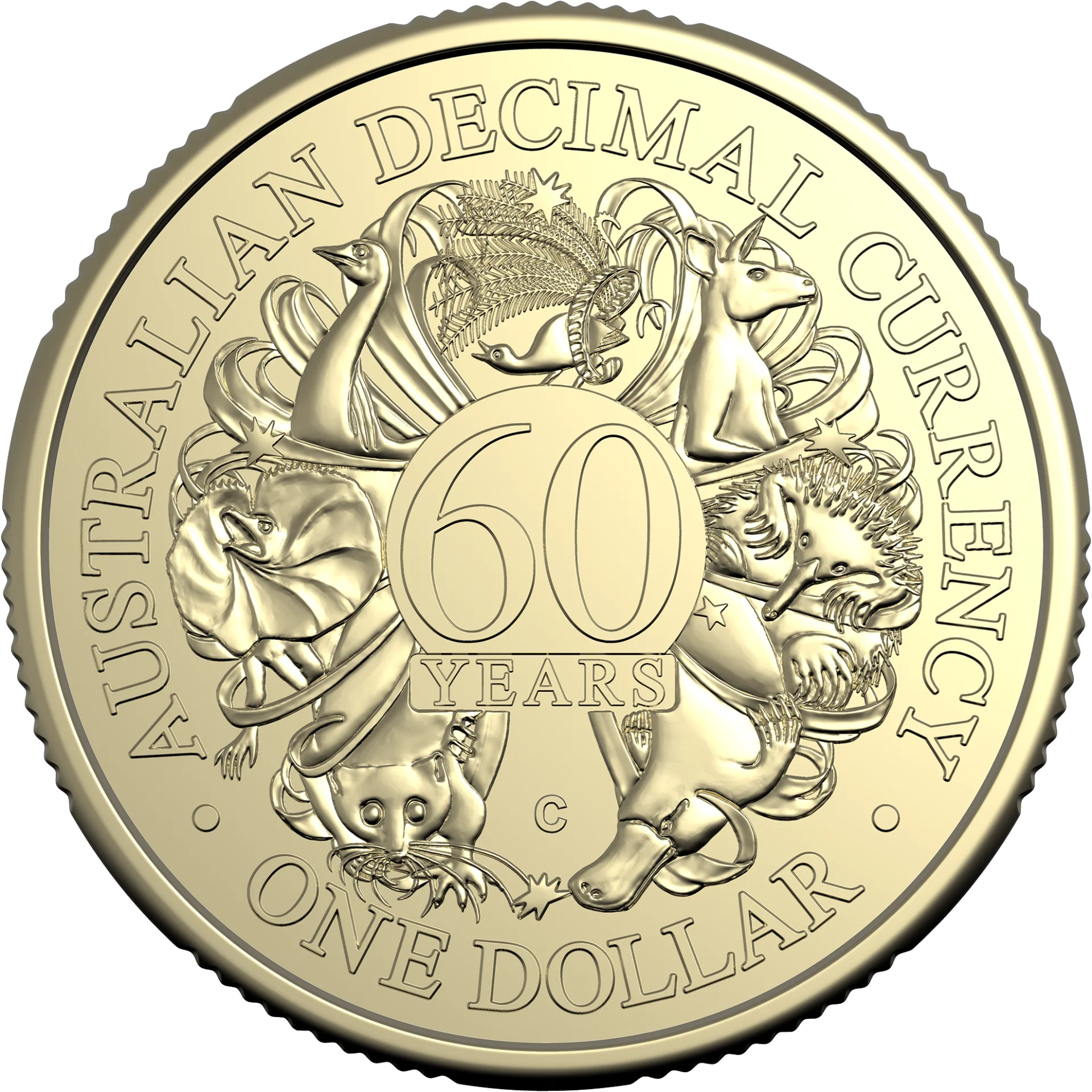 2026 60th Anniversary of Decimal Currency - $1 Four-Coin Mintmark & Privy Mark UNC Set - Image 2