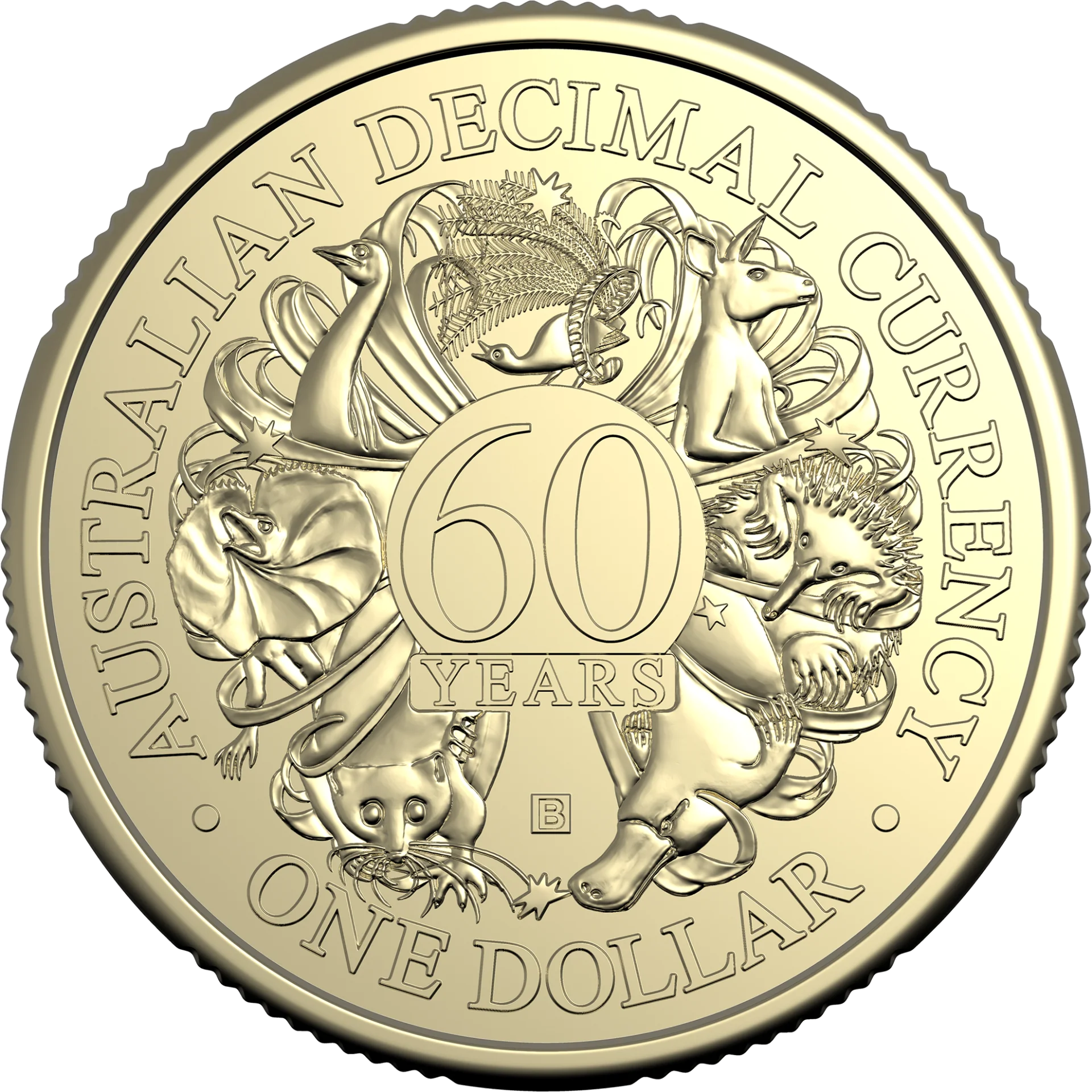 2026 60th Anniversary of Decimal Currency - $1 Four-Coin Mintmark & Privy Mark UNC Set - Image 3