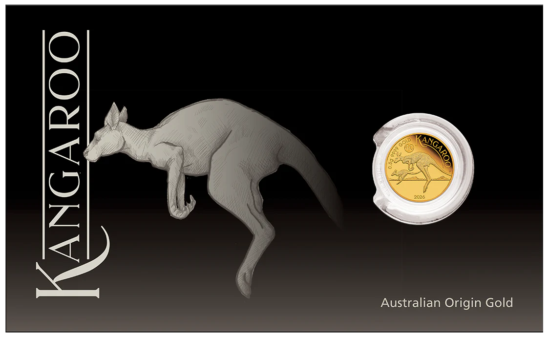 2026 Australian Kangaroo 0.5g Gold Coin