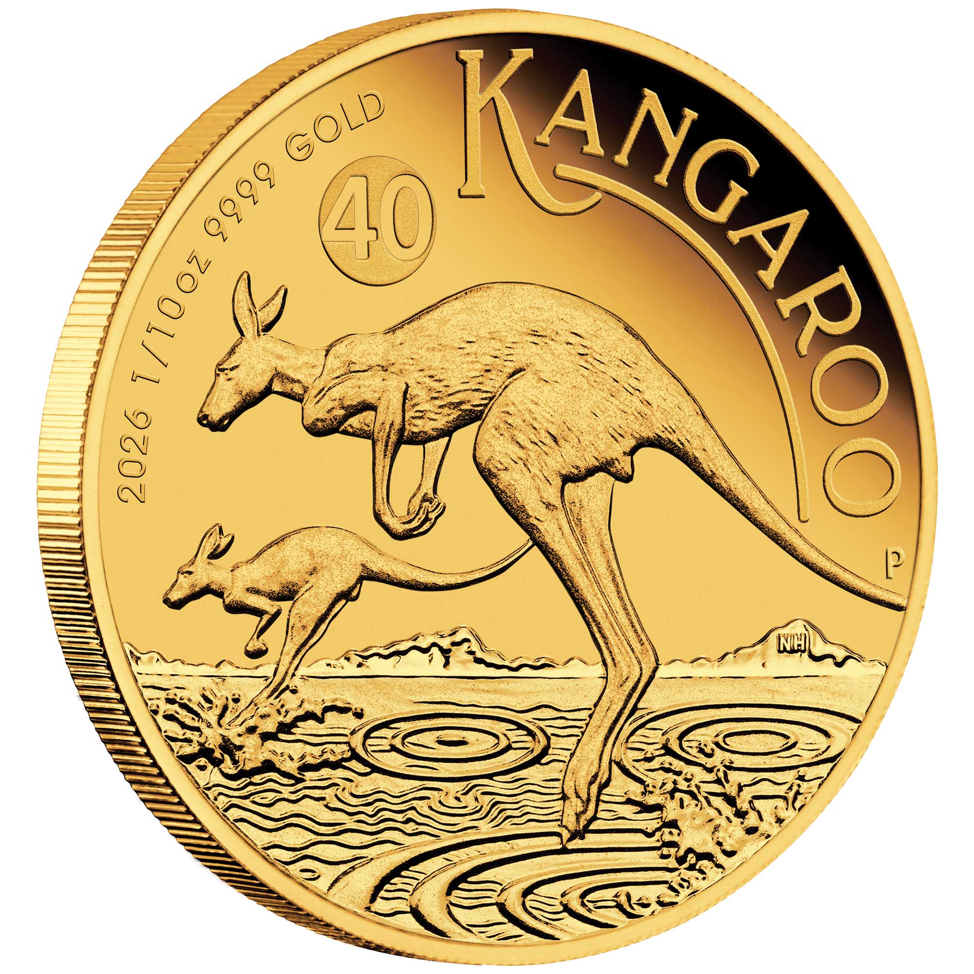 Australian Kangaroo 2026 1/10oz Gold Proof Coin - Image 2