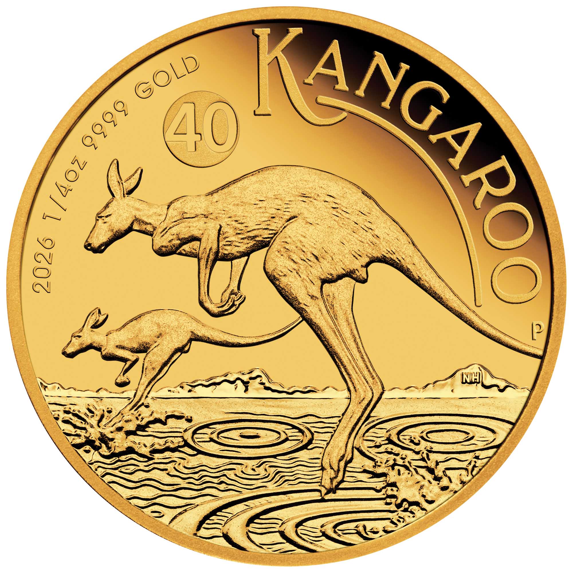Australian Kangaroo 2026 1/4oz Gold Proof Coin