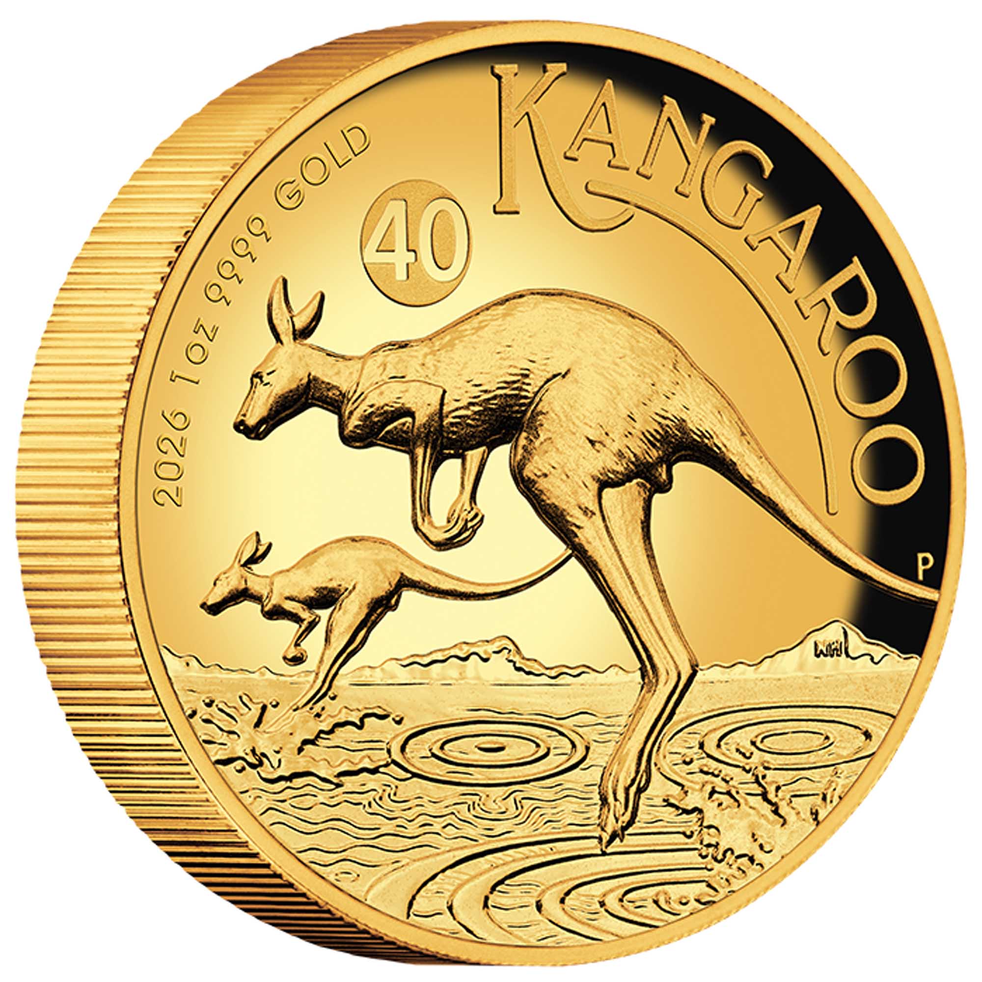 Australian Kangaroo 2026 1oz Gold Proof High Relief Coin - Image 2