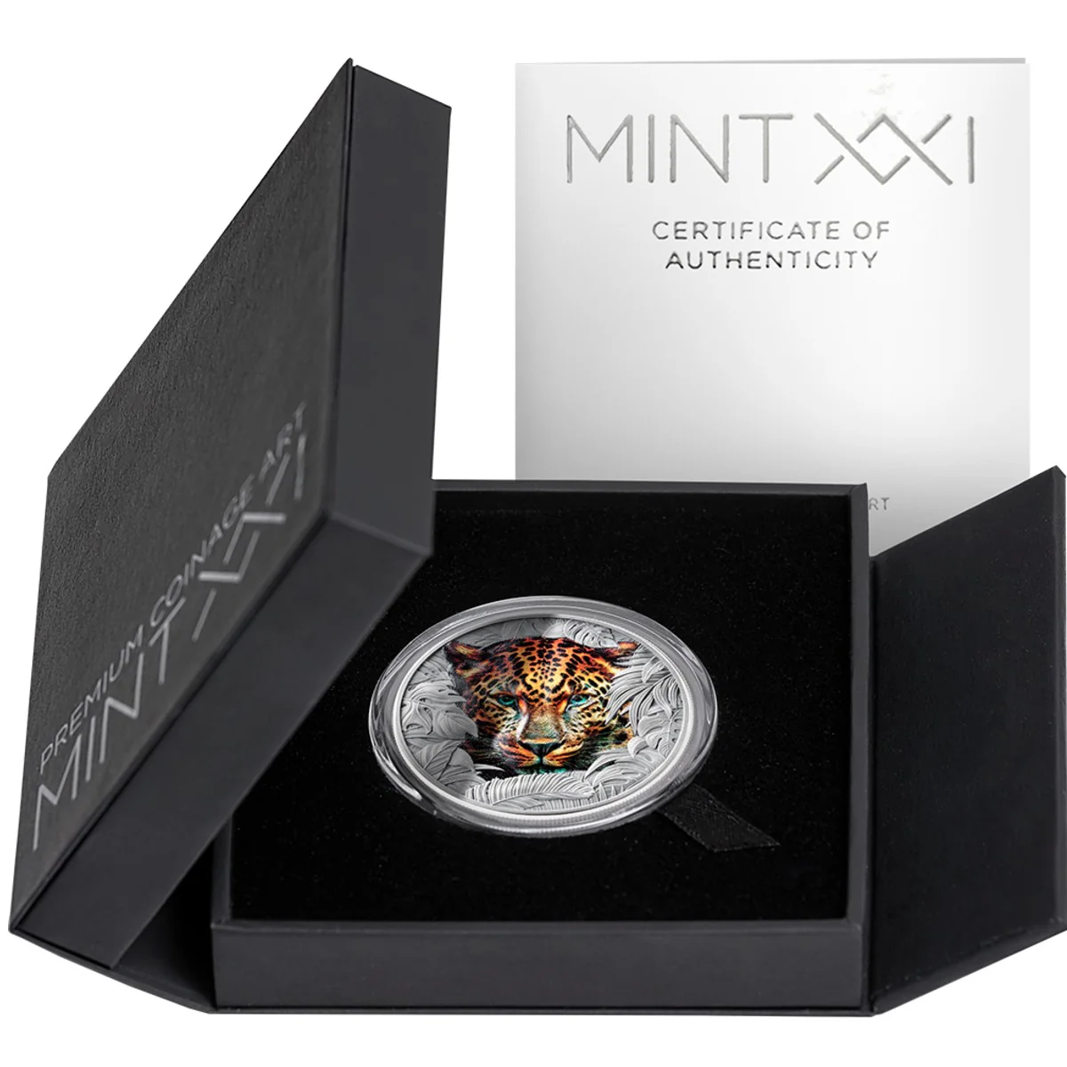 2026 Born to be Wild Leopard - 1oz Silver High Relief Coin - Image 2