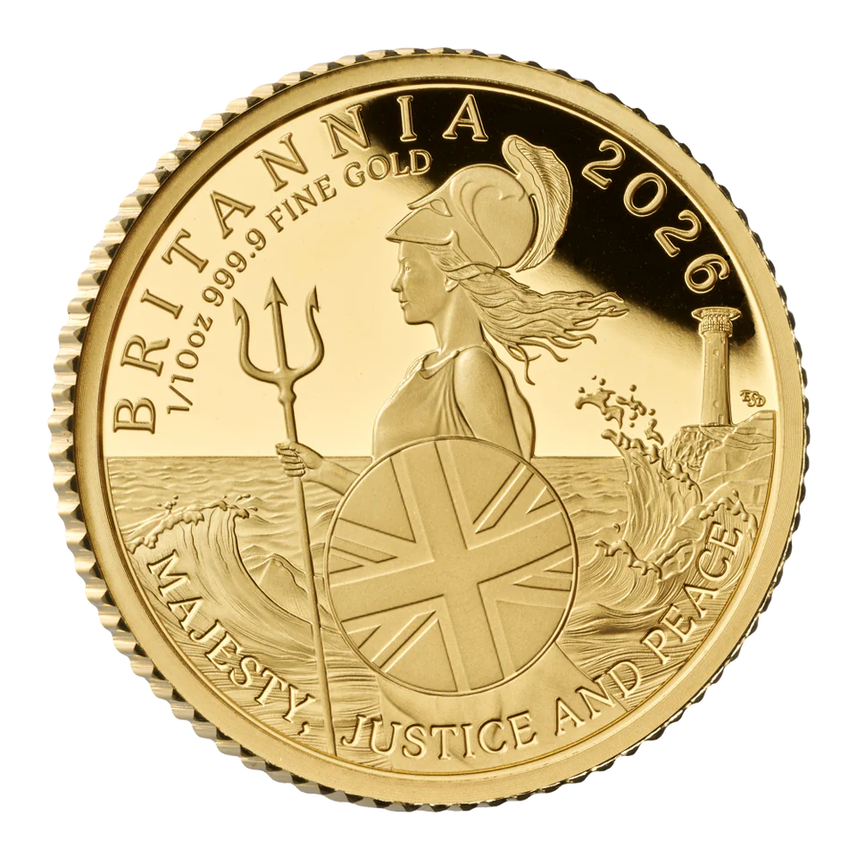 2026 Britannia UK 1/10oz Gold Proof Coin - Image 2