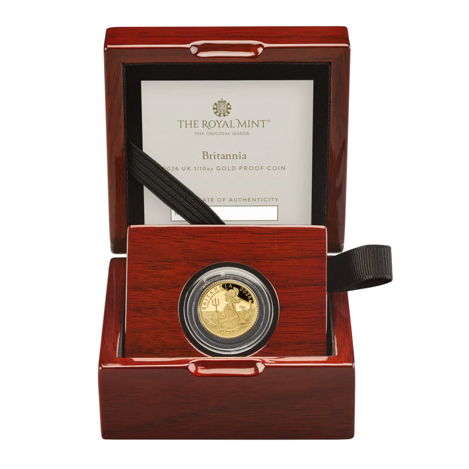 2026 Britannia UK 1/10oz Gold Proof Coin - Image 4