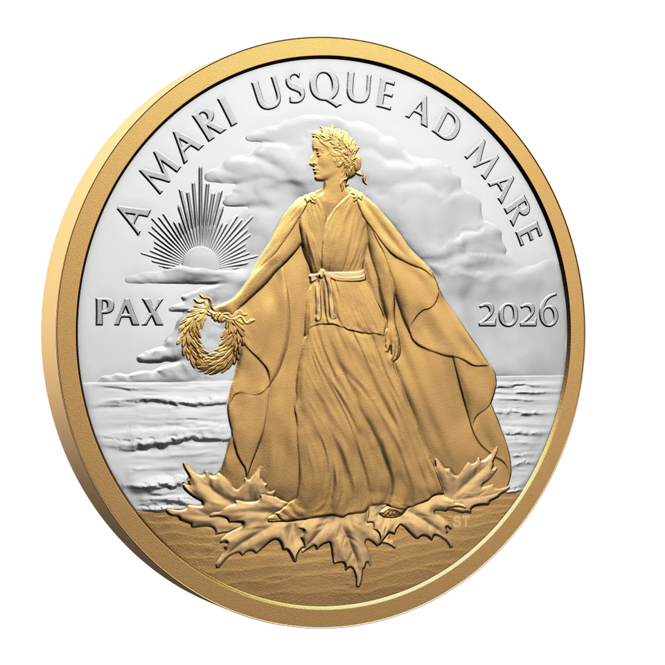 2026 Canada $1 Fine Silver Coin - Peace Dollar - Image 2