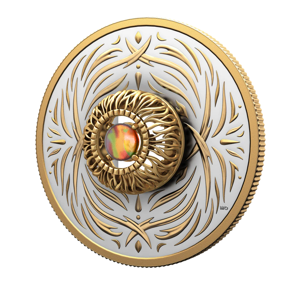 2026 Canada $20 Fine Silver Coin - Dancing Ammolite - Elements of Nature: Fire