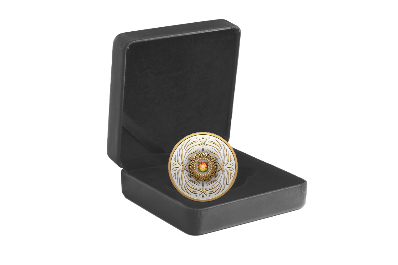 2026 Canada $20 Fine Silver Coin - Dancing Ammolite - Elements of Nature: Fire - Image 8