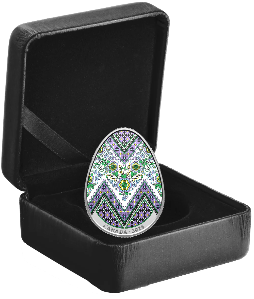 2026 Canada $20 Fine Silver Coin - Pysanka - Image 5