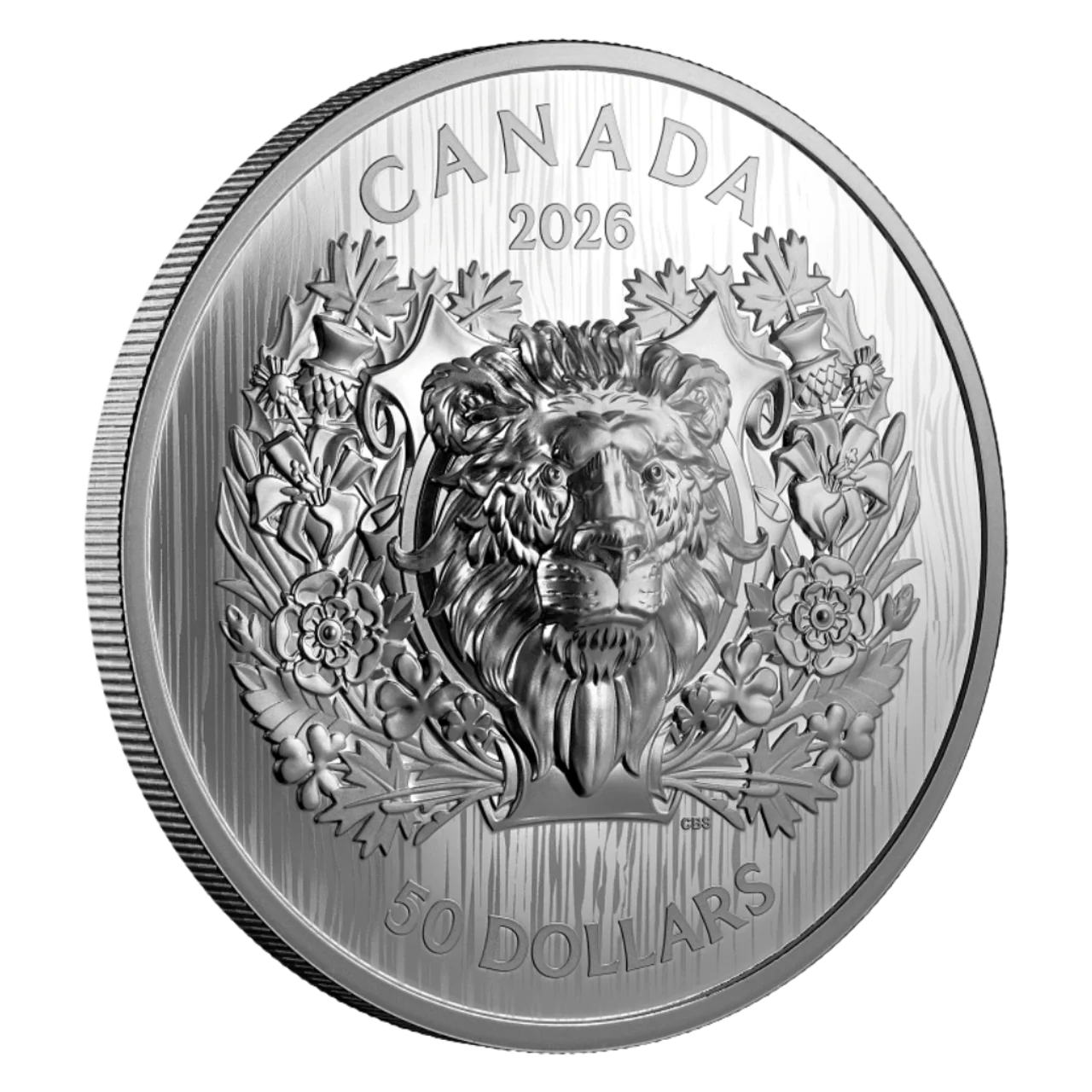 2026 Canada $50 Fine Silver Coin - Heraldic Lion - Image 3