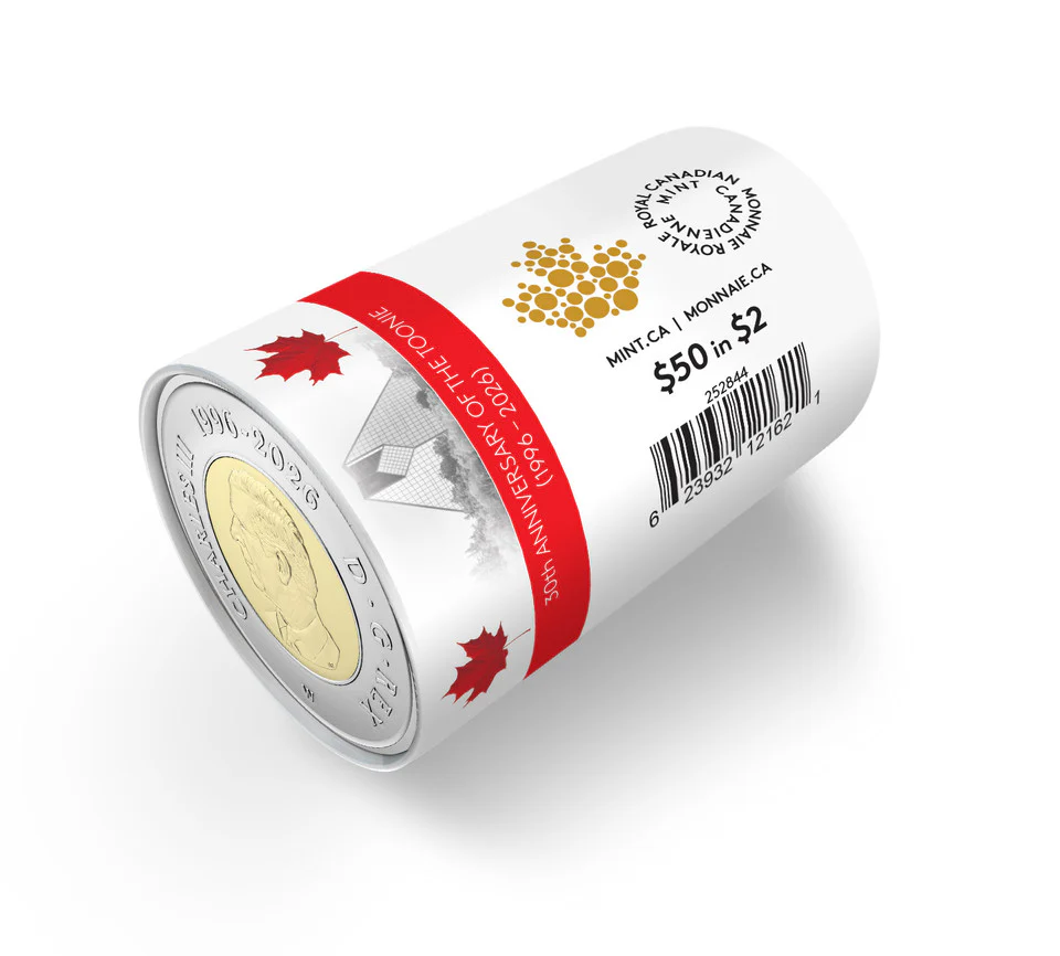 2026 Canada Collector’s Edition Non-Circulation $2 Special Wrap Roll: 30th Anniversary of the Toonie - Image 2