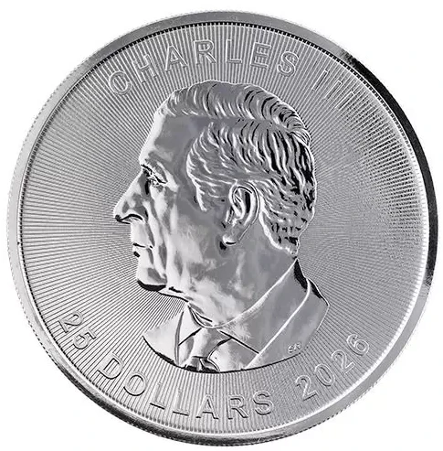 2026 Canadian Mint Silver Maple 5oz Coin - Image 2