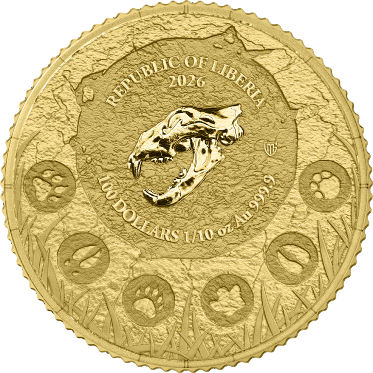 2026 Germania Mint Cave Lion 1/10oz Gold Coin - Image 4