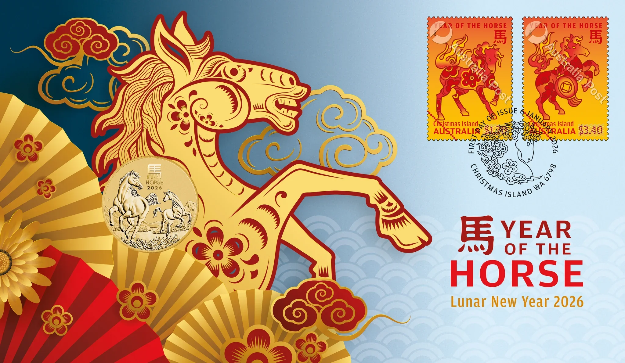 2026 Lunar New Year - $1 Year of the Horse PNC
