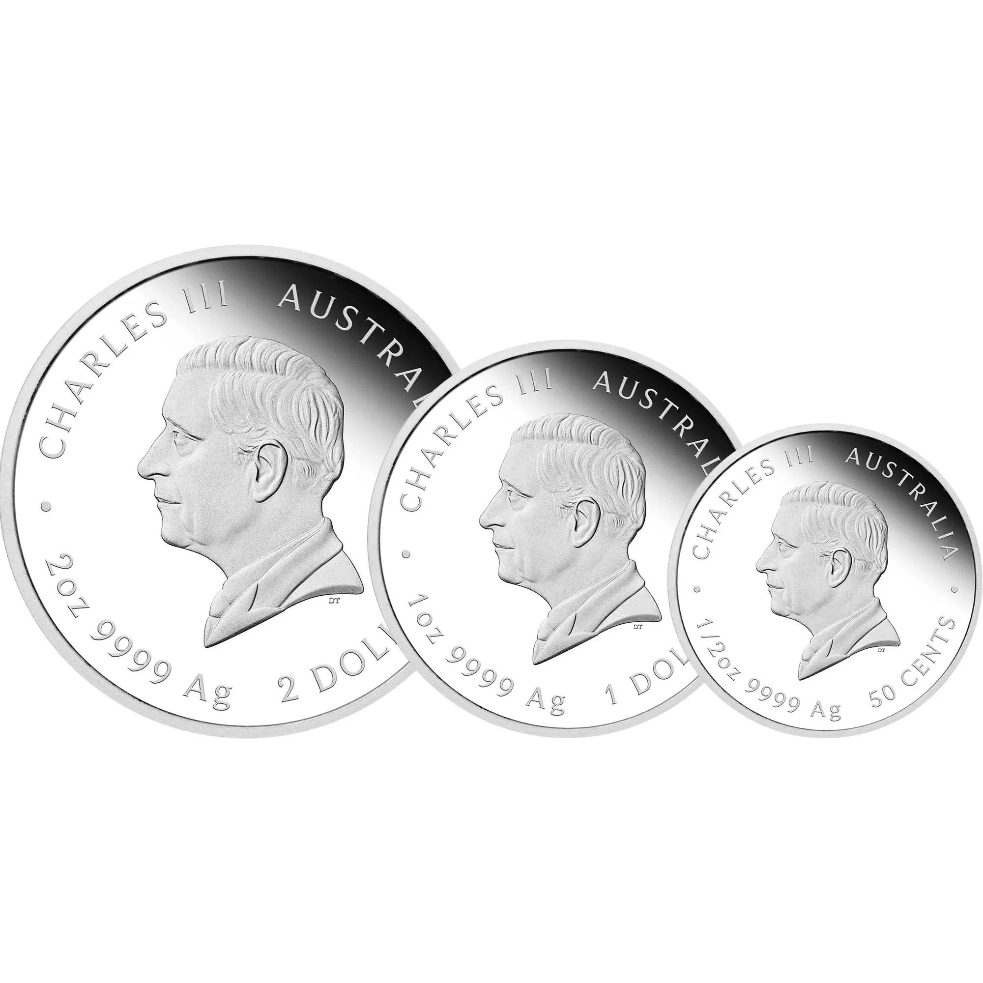 Australian Lunar Series III 2026 Year of the Horse Silver Proof Three-Coin Set - Image 3