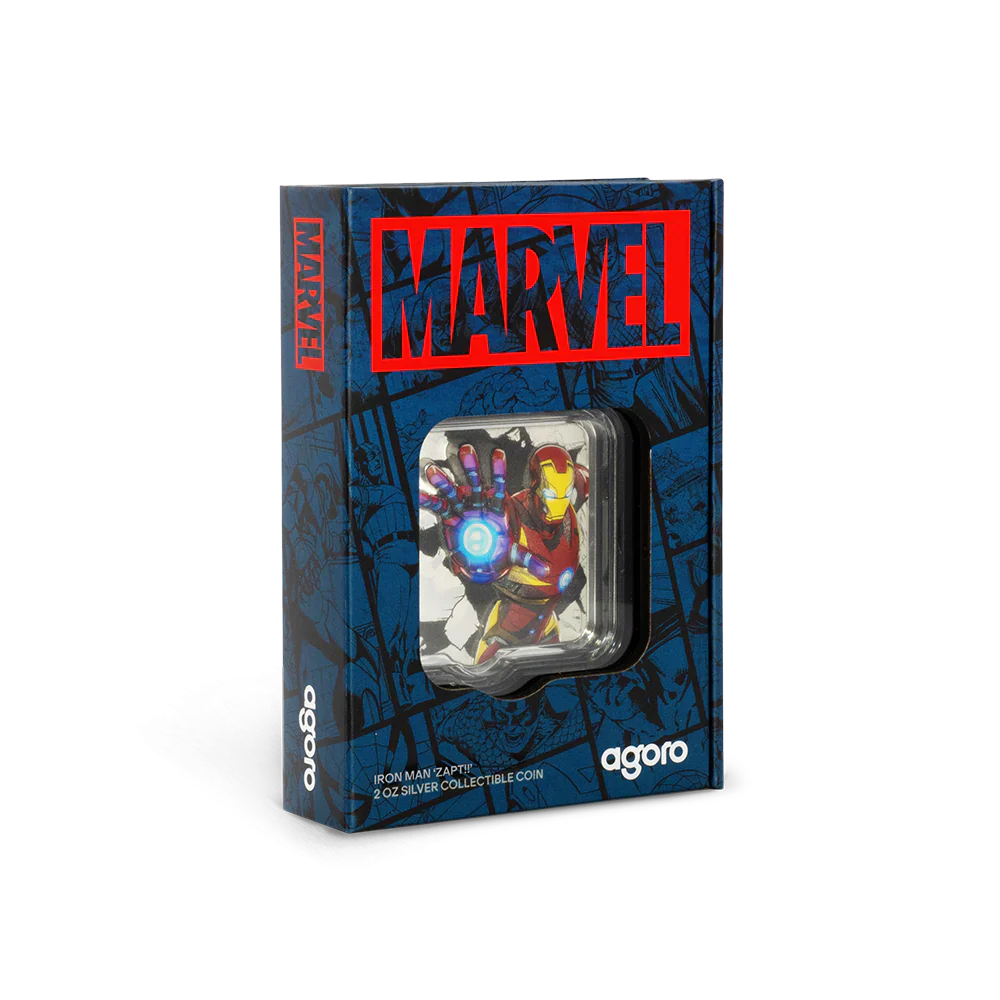 2026 Marvel – Iron Man 'ZAPT!!' 2oz Silver Coin - Image 5