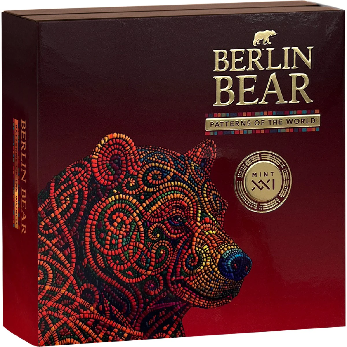 2026 Patterns of the World Berlin Bear 2oz Pure Silver High Relief Coin - Image 4