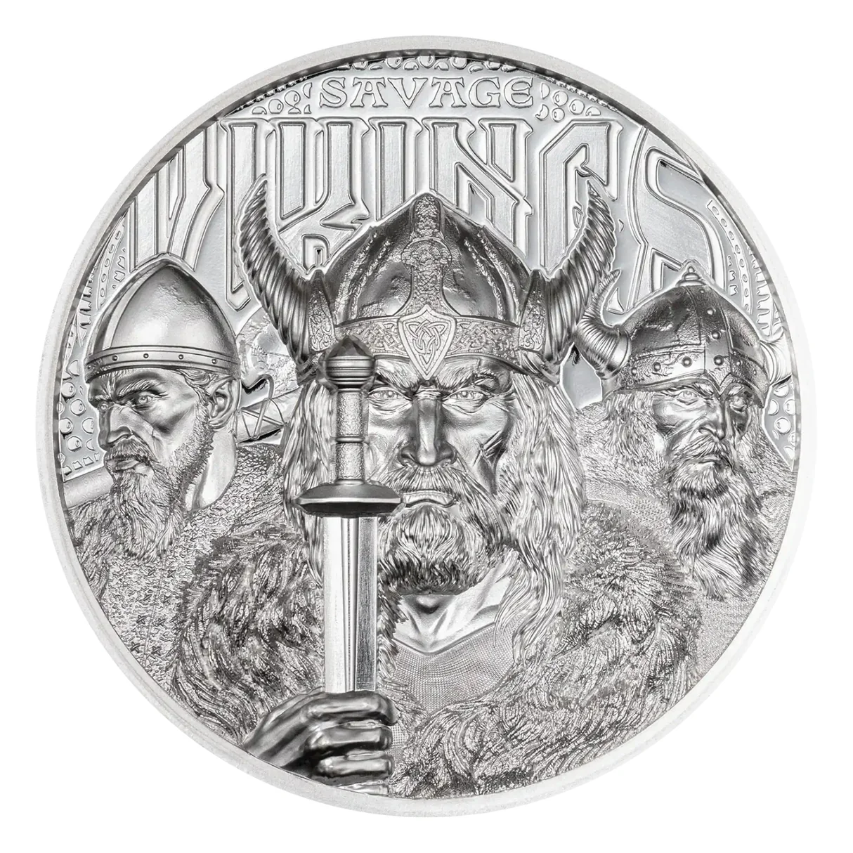 2026 Savage Vikings $5 Ultra High Relief 1oz Silver Proof Coin