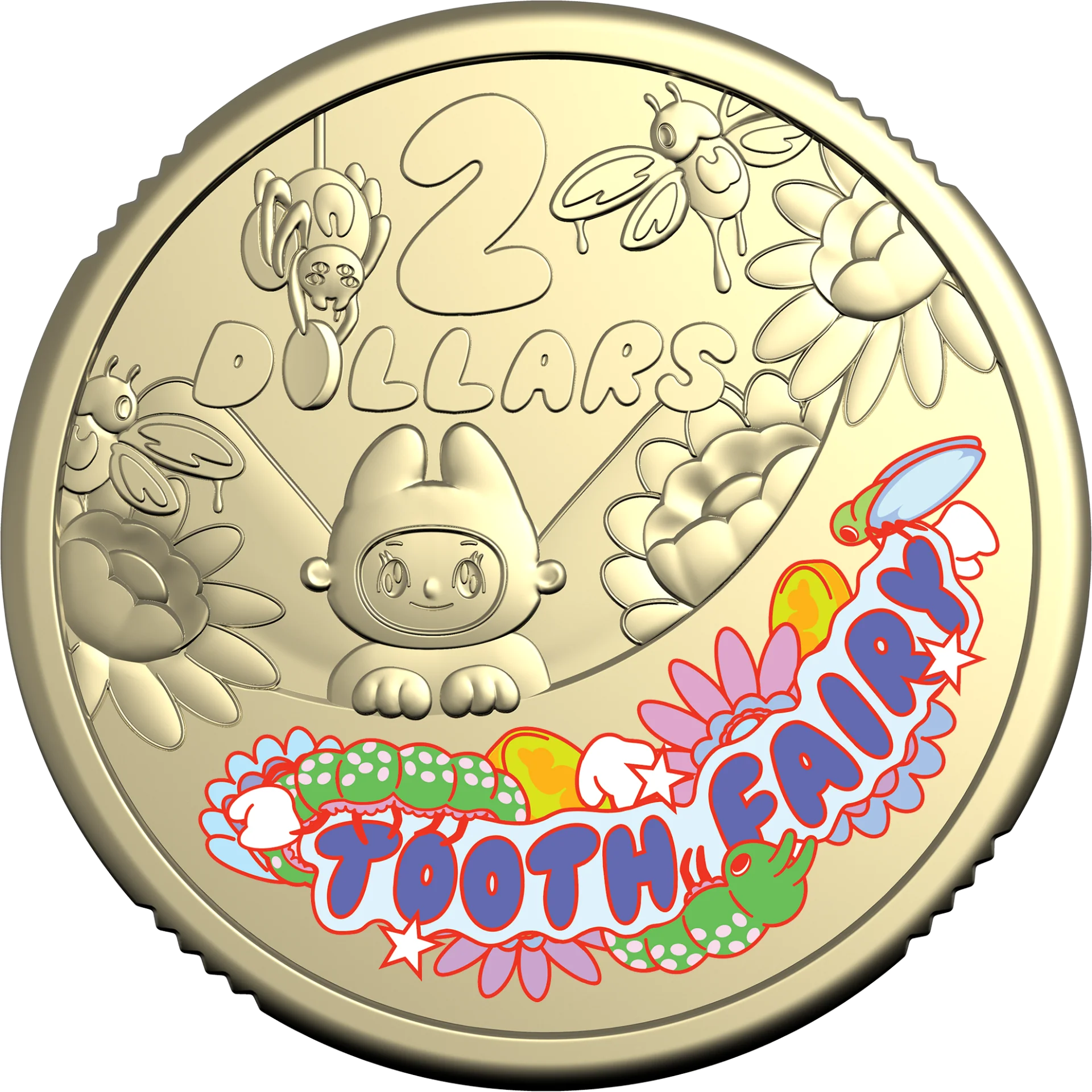 2026 Tooth Fairy - $2 Coloured UNC Coin in Card