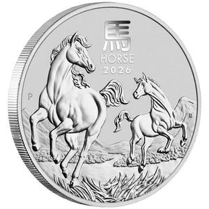 2026 Year of the Horse 1/2oz Silver Bullion Coin