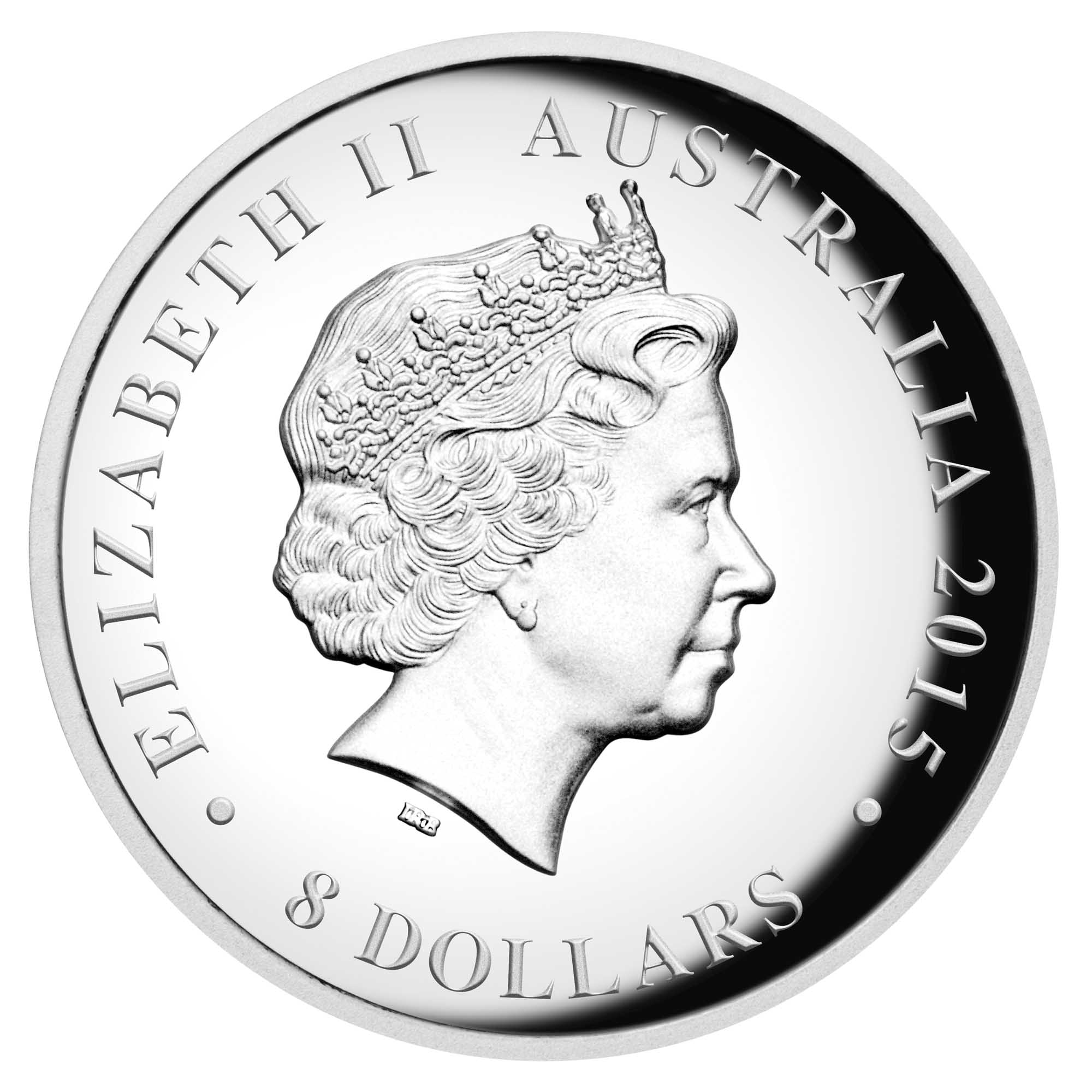 25th Anniversary Australian Kookaburra 2015 5oz Silver Proof High Relief Coin - Image 2