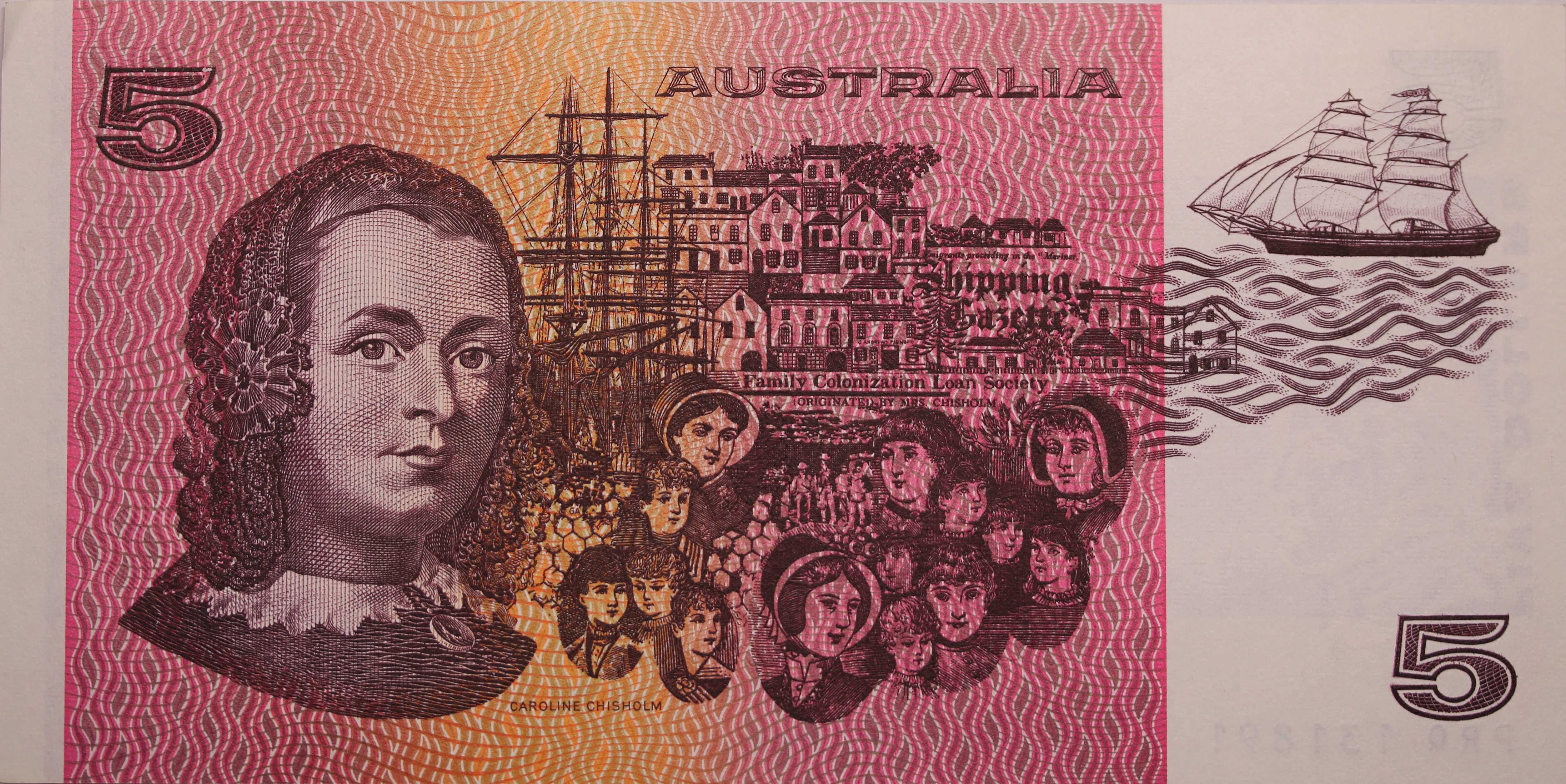 $5 1985 Johnston/Fraser Banknote aUNC - Image 2