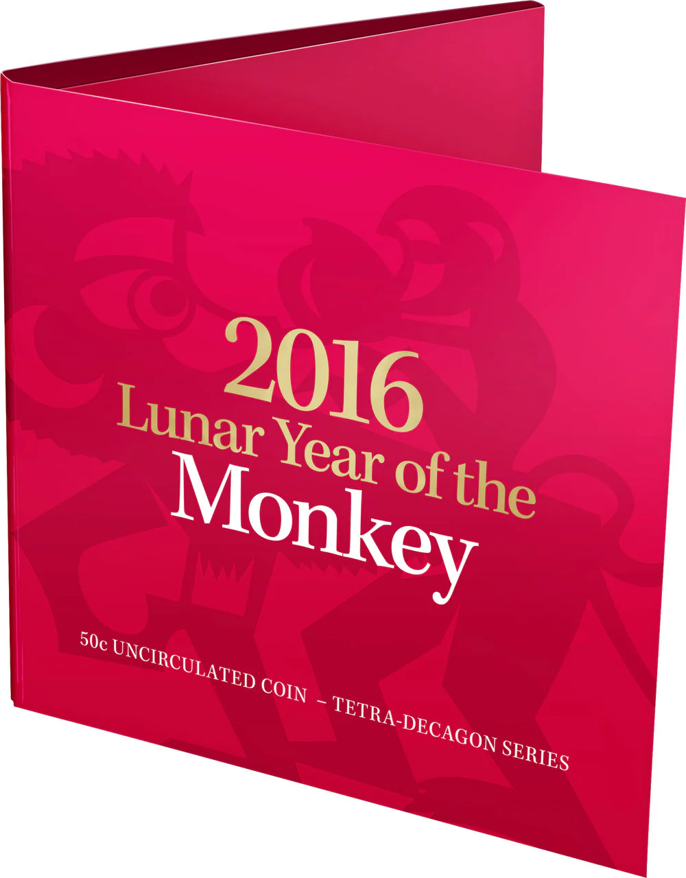 2016 50c Tetra Decagon Year of The Monkey Uncirculated Coin - Image 3