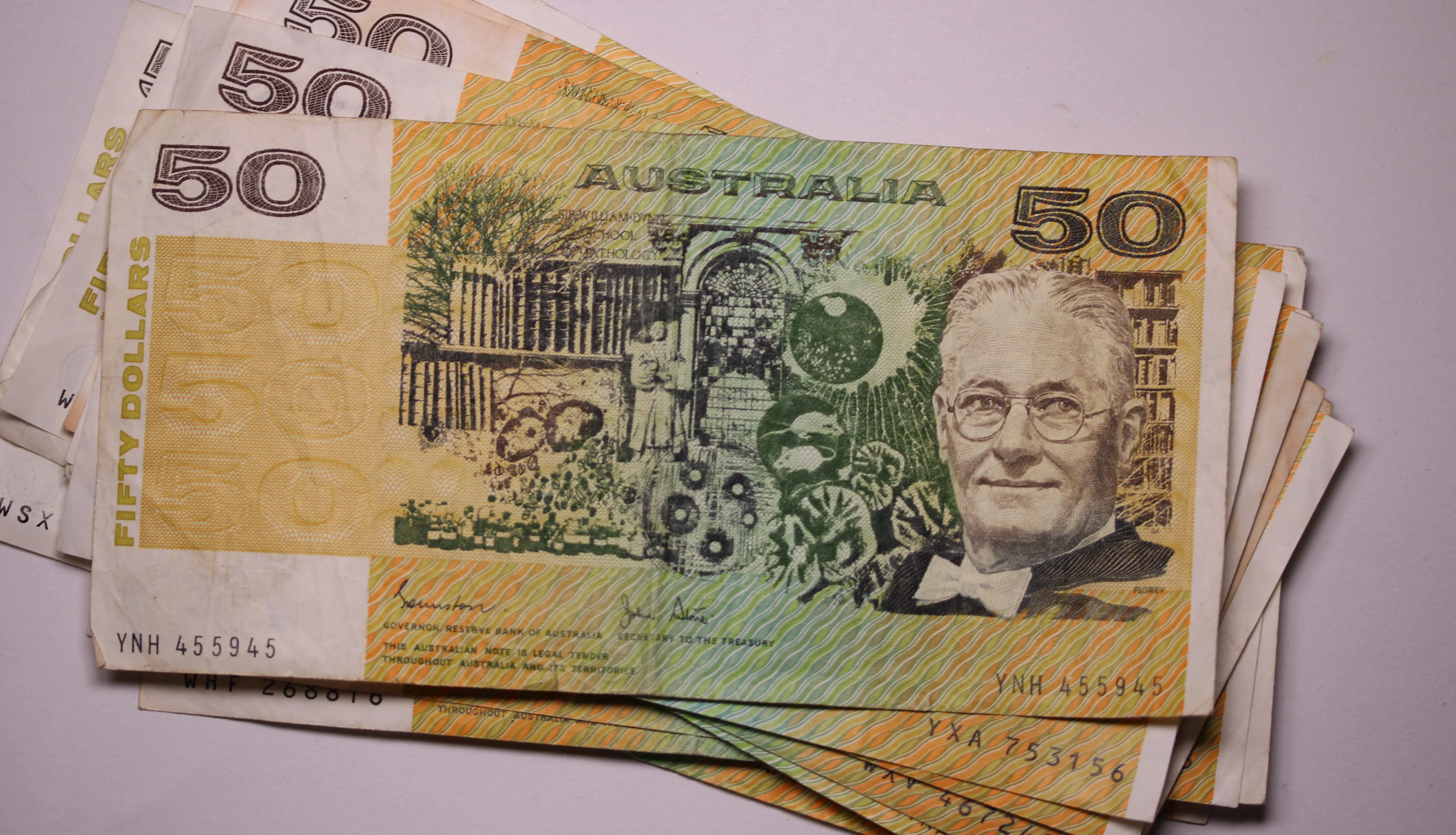 Australian $50 Paper Banknote Circulated