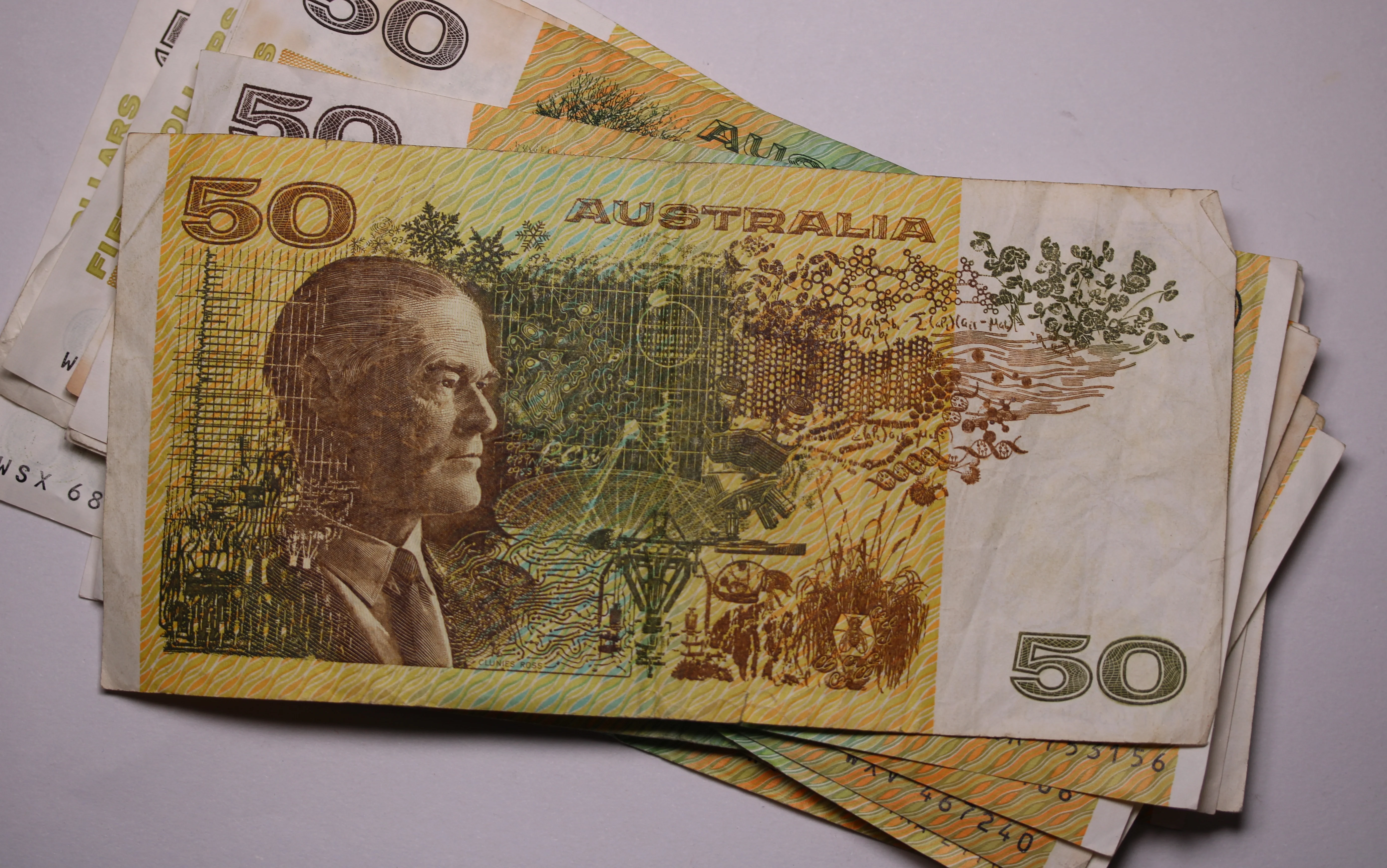 Australian $50 Paper Banknote Circulated - Image 2