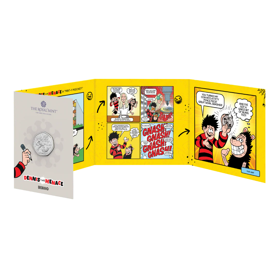 75 Years of Dennis the Menace 2026 UK 50p Brilliant Uncirculated Coin - Image 5