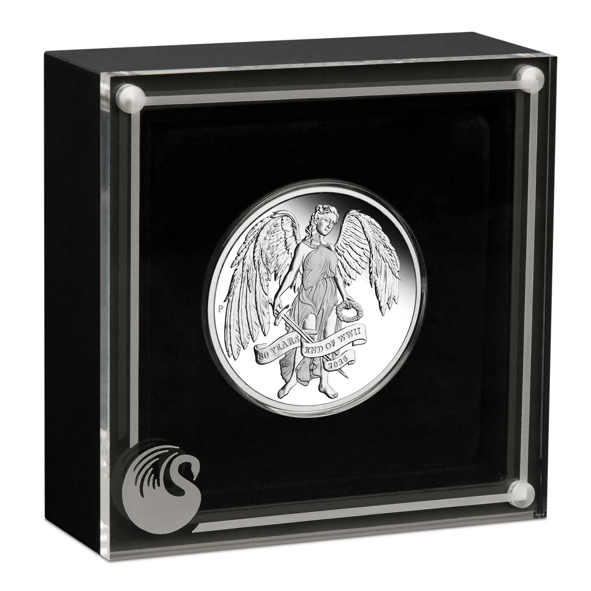 80th Anniversary End of WWII - Winged Victory 2025 1oz Silver Proof Coin - Image 3