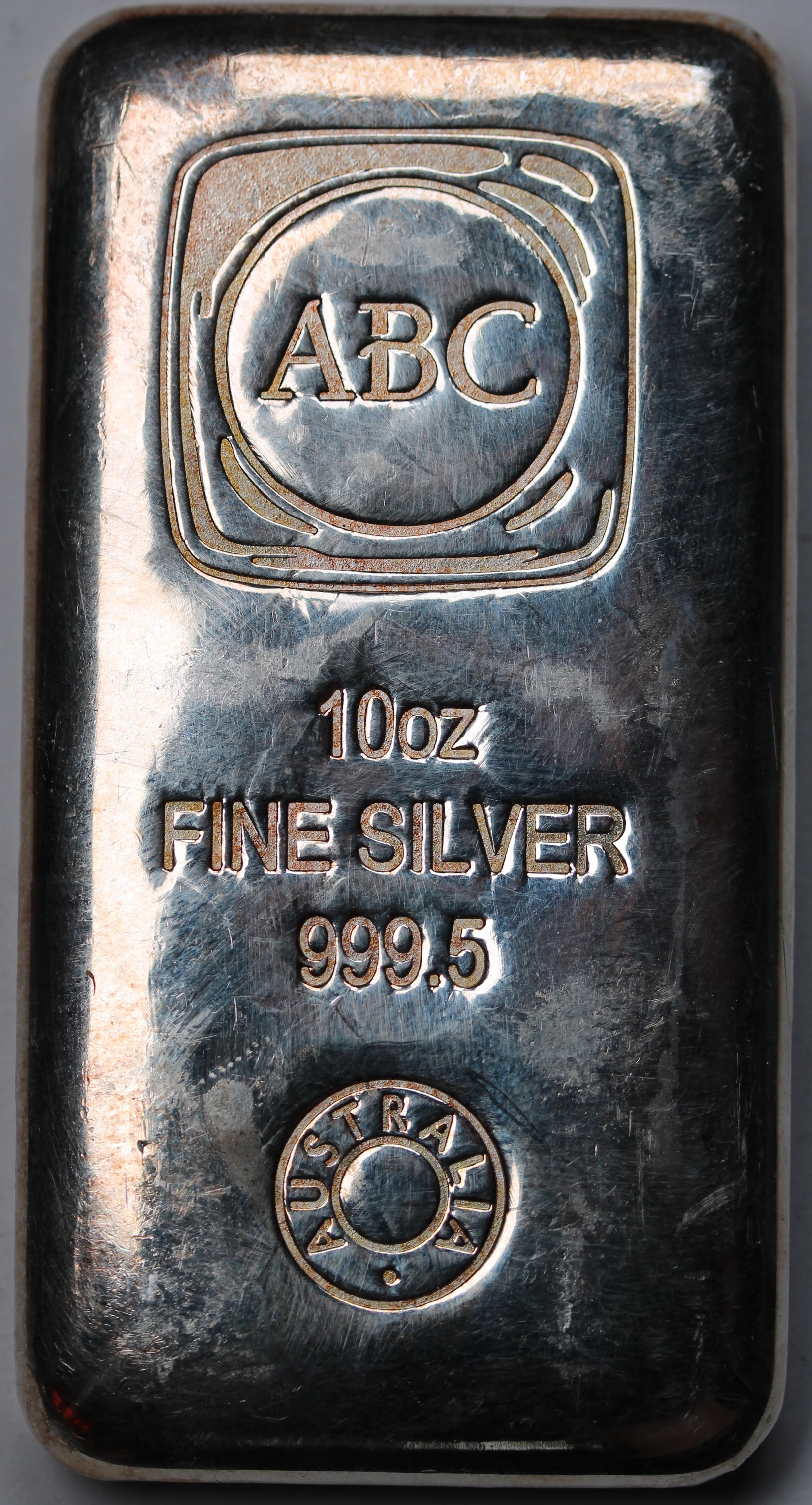 ABC 10oz Silver Cast Bar