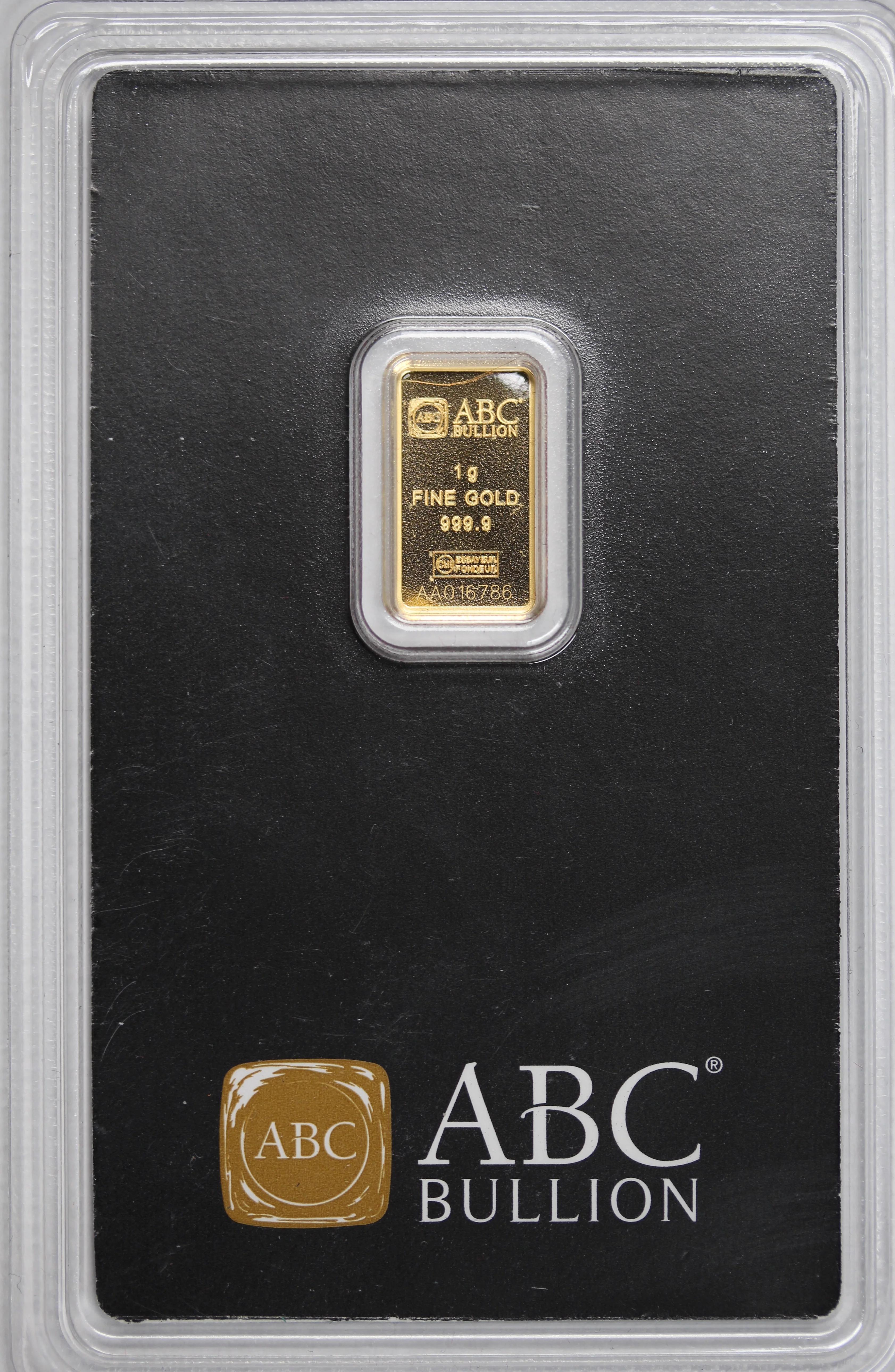 ABC 1g Minted Gold Bar