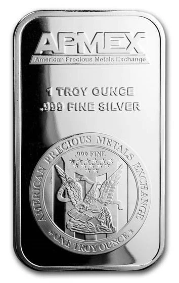 APMEX 1oz Silver Bar