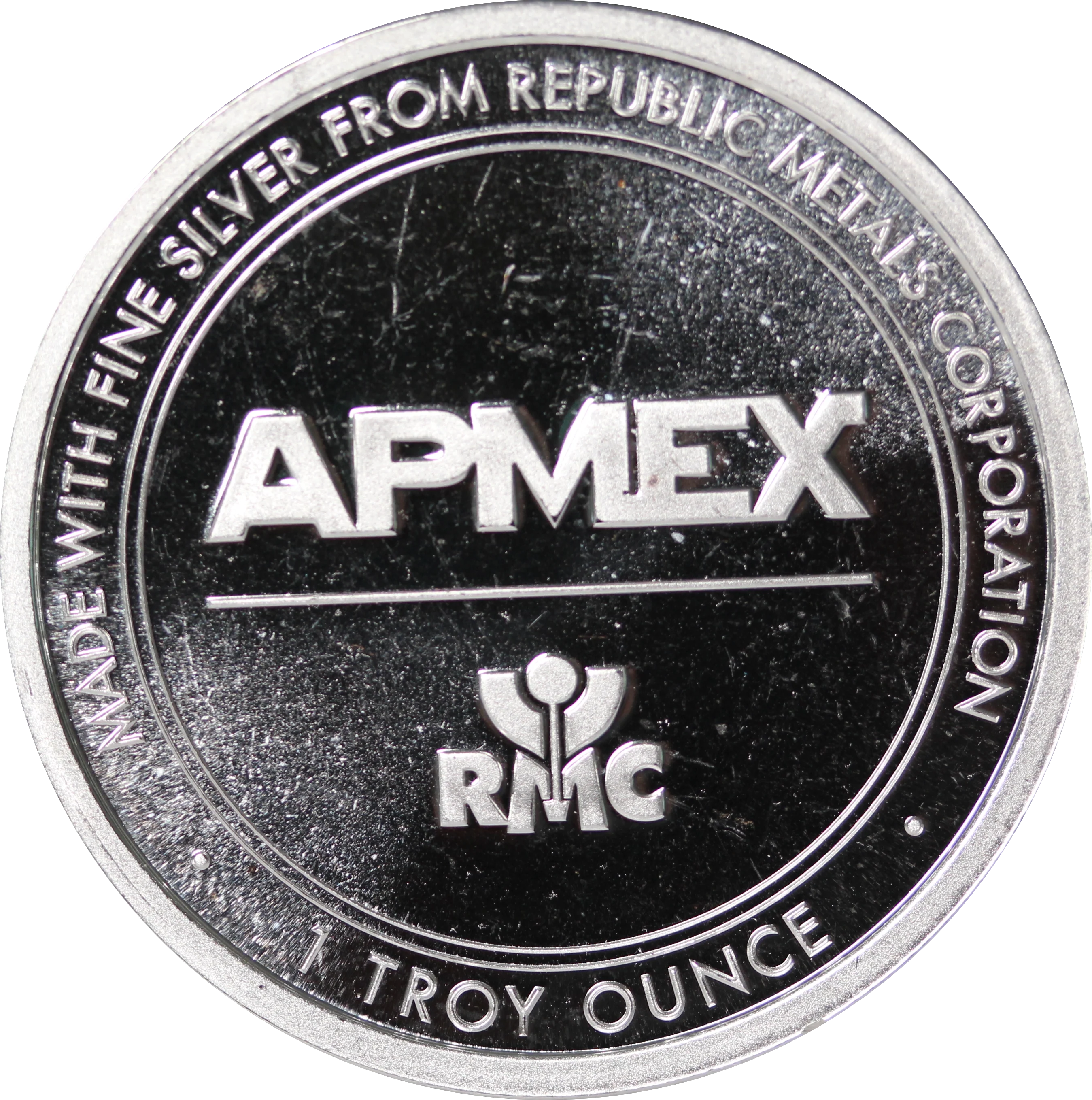 APMEX/RMC USA 1oz Silver Round Flag Design - Image 2