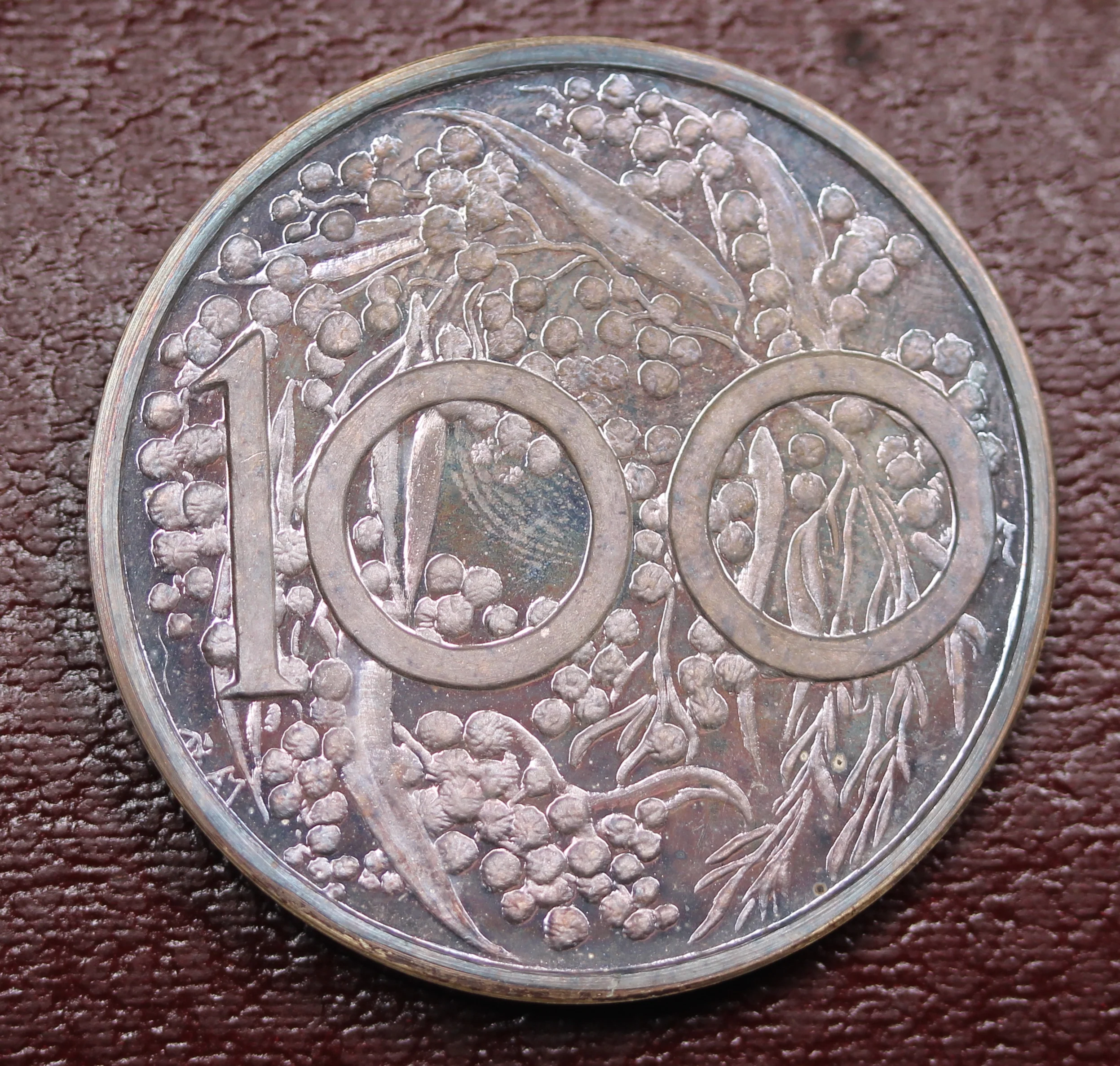 Australia 1967 Pattern Silver Swan Dollar Proof in Box - Image 2