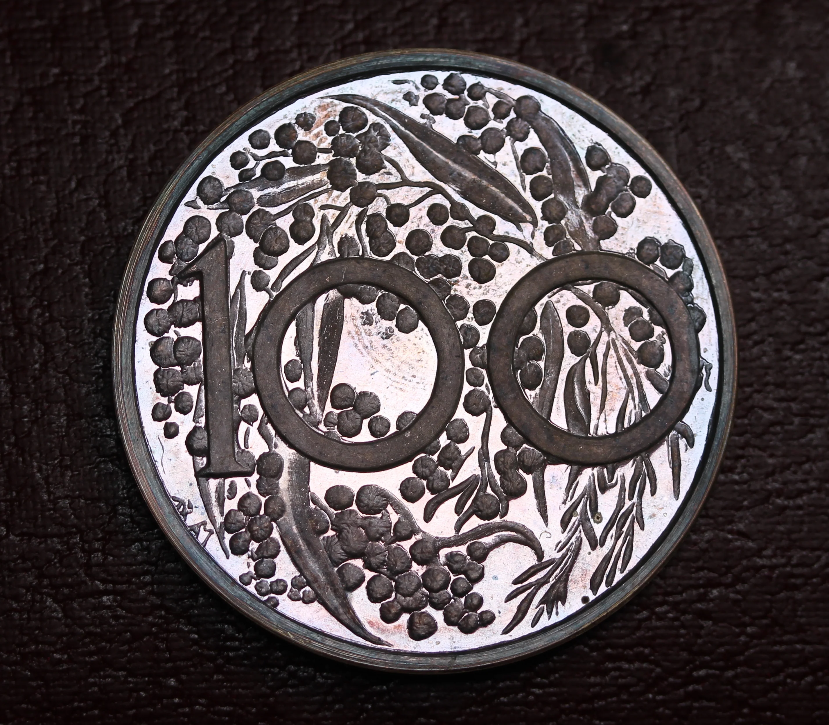 Australia 1967 Pattern Silver Swan Dollar Proof in Box - Image 5