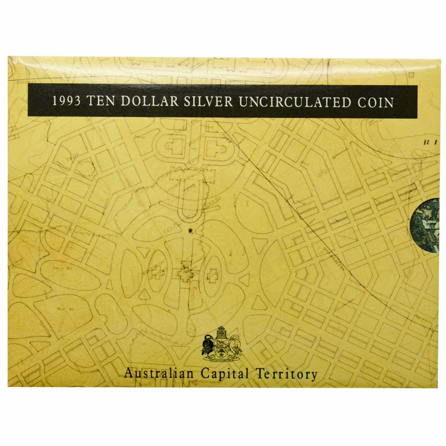 Australia 1993 $10 ACT Silver Uncirculated Coin - Image 3