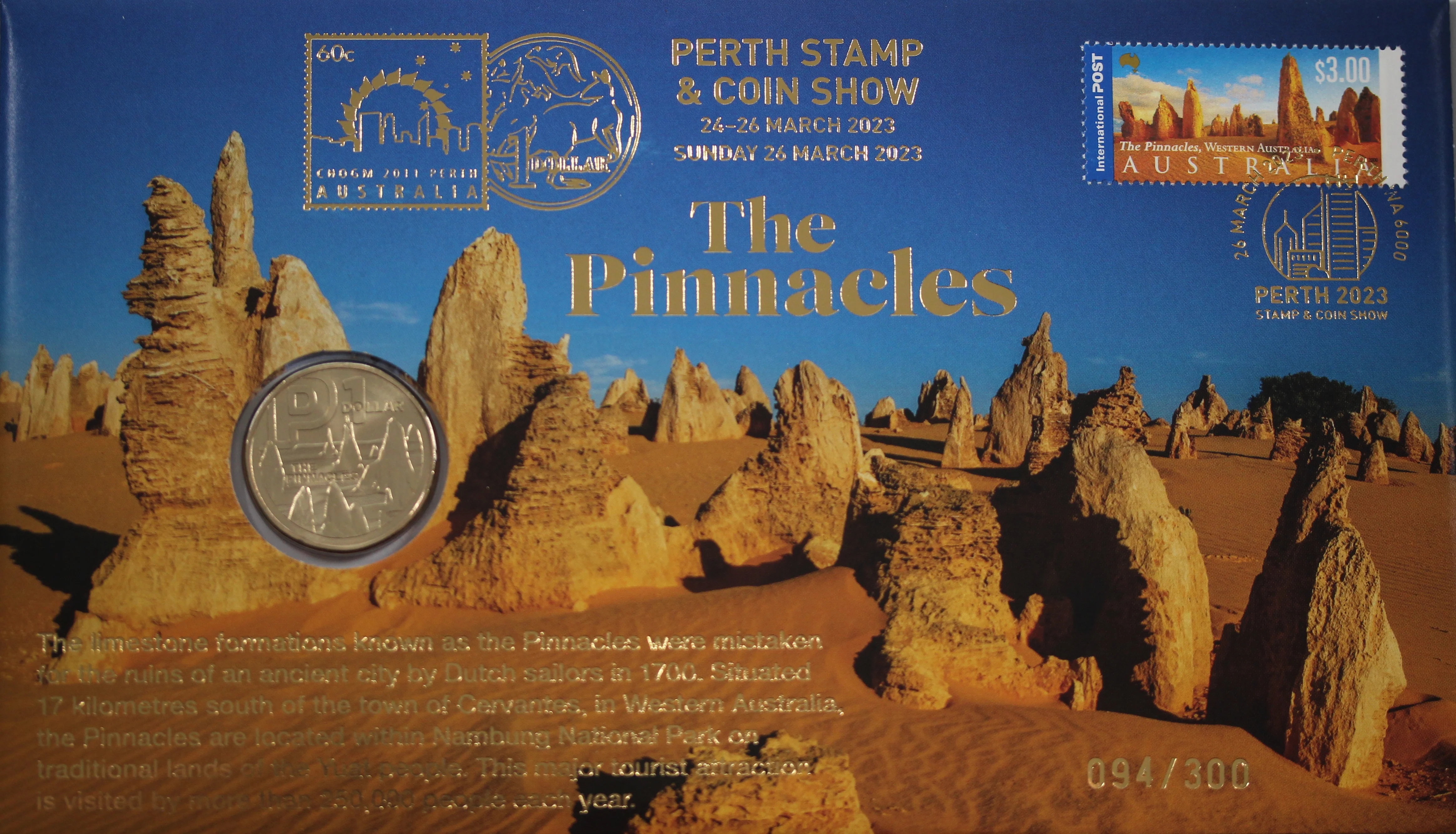 2023 Perth Stamp & Coin Show Set of Commemorative PNCs - Image 5