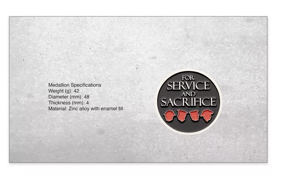 Australia Poppies of Remembrance Medallion Cover - Image 2
