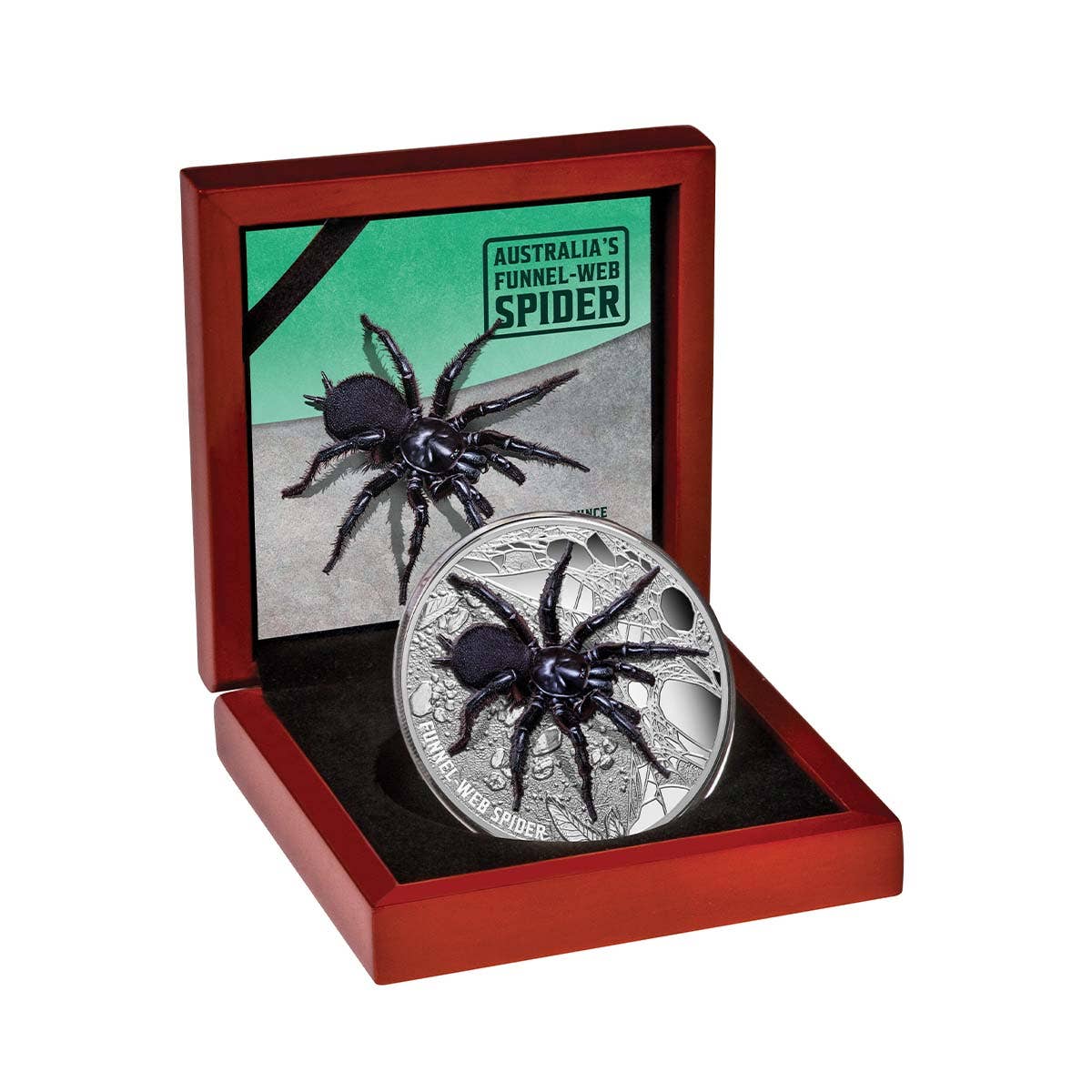 Australia’s Funnel-Web Spider 2023 $10 Ultra High Relief 5oz Silver Proof Coin - Image 3