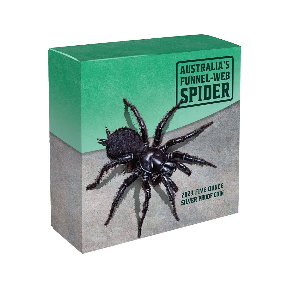 Australia’s Funnel-Web Spider 2023 $10 Ultra High Relief 5oz Silver Proof Coin - Image 4