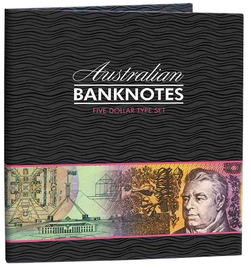 Australian $5 Banknote Type Set Folder - Image 2