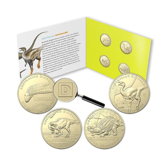 Australian Dinosaurs 2022 – Uncirculated Privy Mark Four-Coin Collection