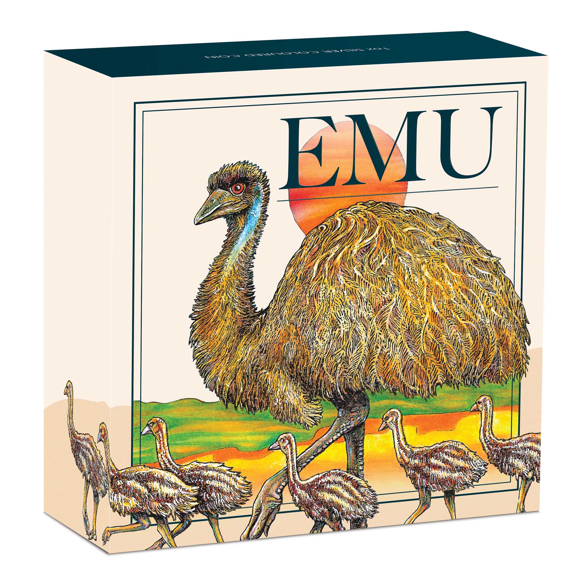 Australian Emu 2026 1oz Silver Coloured Coin - Image 4