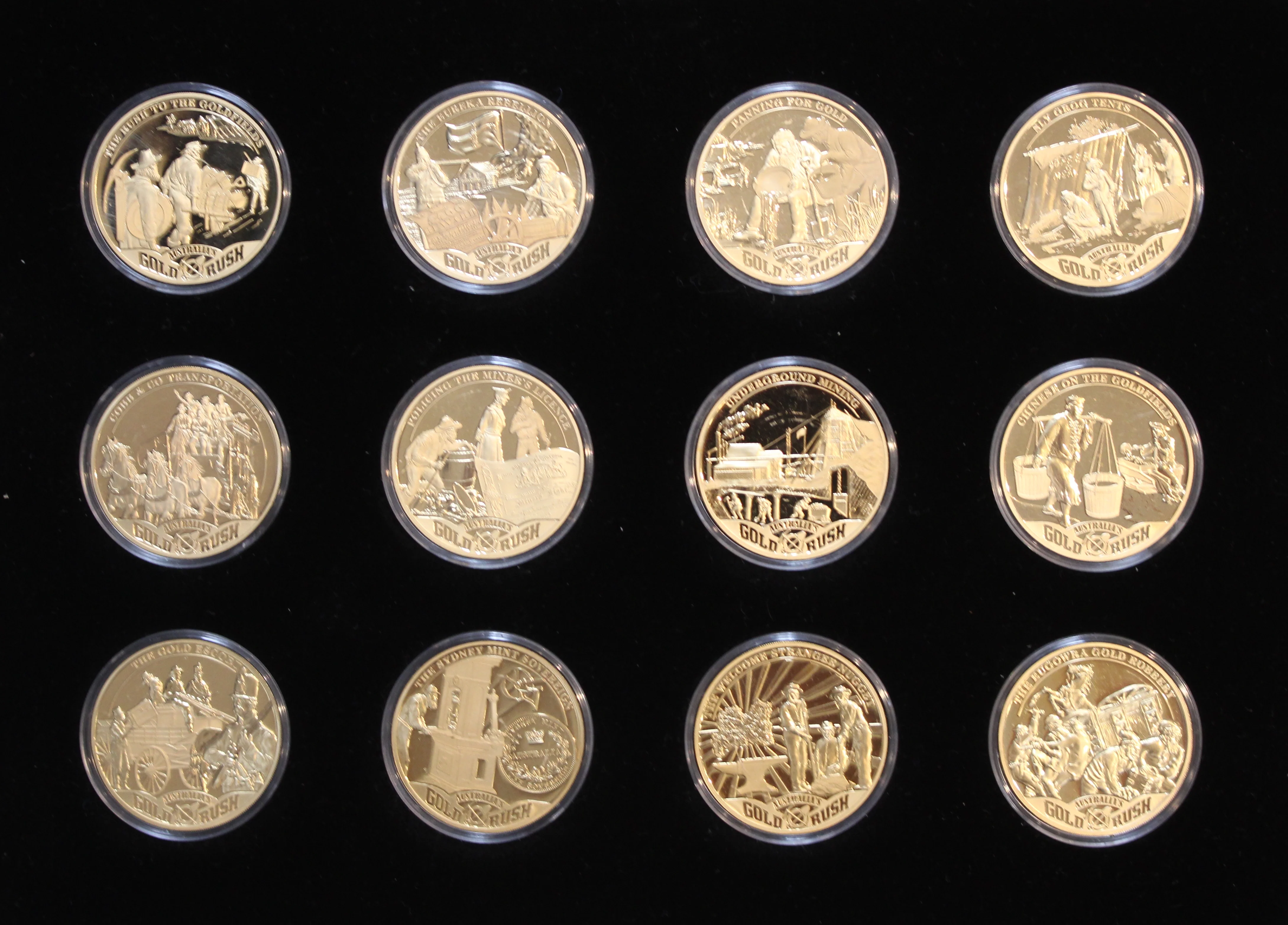 Australian Gold Rush 24-Coin Set in Presentation Box - Image 2